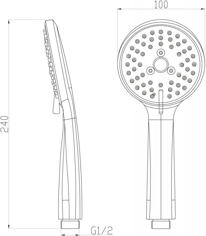Душевая лейка BelBagno Nova BB-D1C4 сатин Sancos — официальный сайт