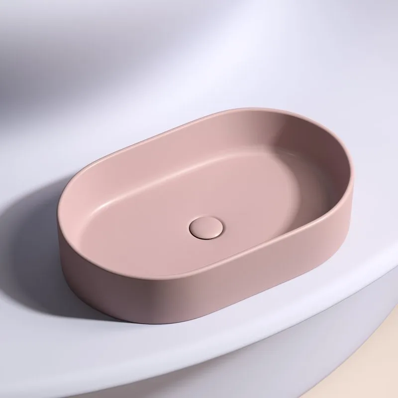 Накладная раковина Ceramicanova Element CN6048MP розовая матовая Sancos — официальный сайт