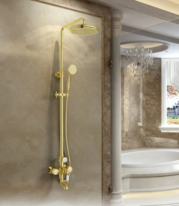 Душевая стойка AltroBagno Opera 030206 Or, золото Sancos — официальный сайт