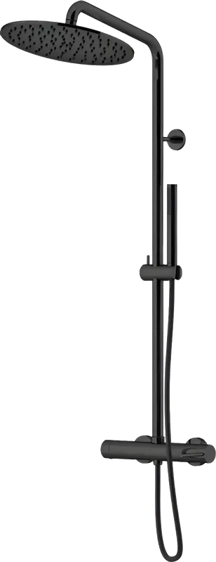 Душевая стойка Gattoni Circle One 9095/PDNO, nero opaco Sancos — официальный сайт