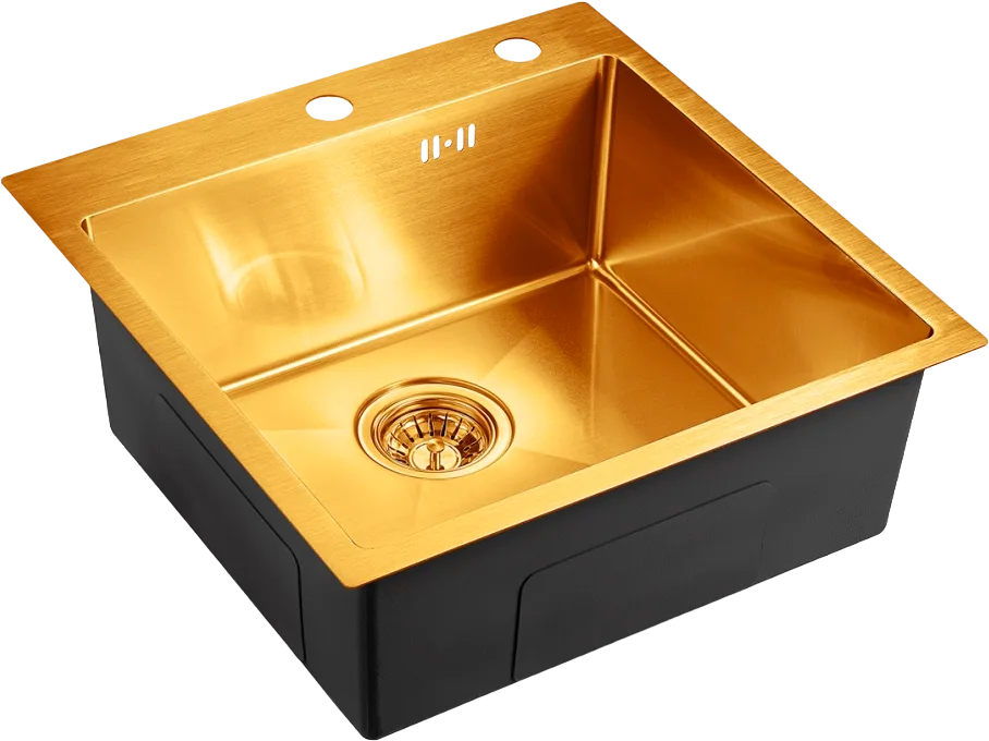 Мойка кухонная Emar PVD EMB-117A PVD Nano Golden Sancos — официальный сайт