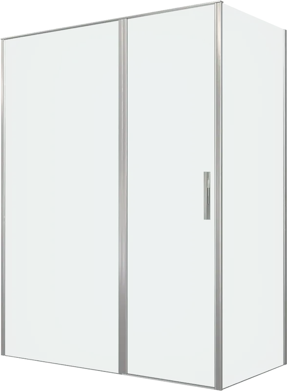 Душевой уголок Allen Brau Priority 160x90, профиль серебро браш, стекло прозрачное Sancos — официальный сайт