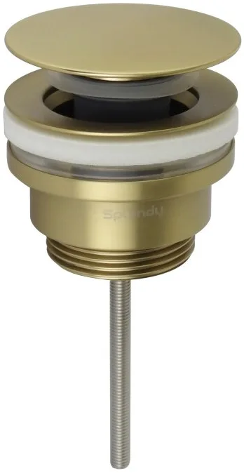 Донный клапан для раковины Splendy AA3071URMGM. незапираемый, брашированное золото Sancos — официальный сайт