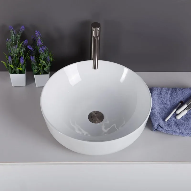 Накладная раковина BelBagno BB1315 белая Sancos — официальный сайт