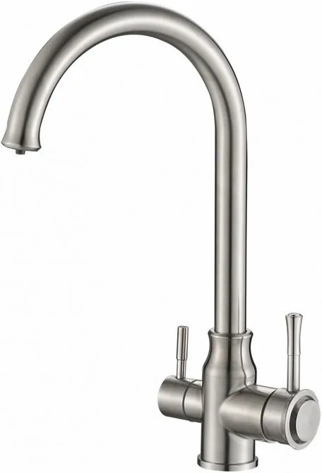 Смеситель для кухни Steel Hammer SH 763 INOX Sancos — официальный сайт