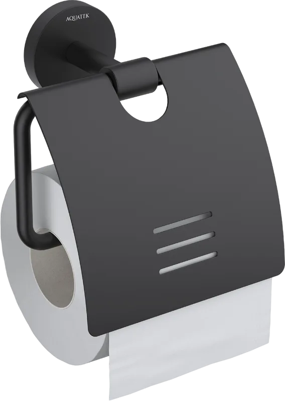 Держатель туалетной бумаги AQUATEK Бетта AQ4609MB матовый черный Sancos — официальный сайт