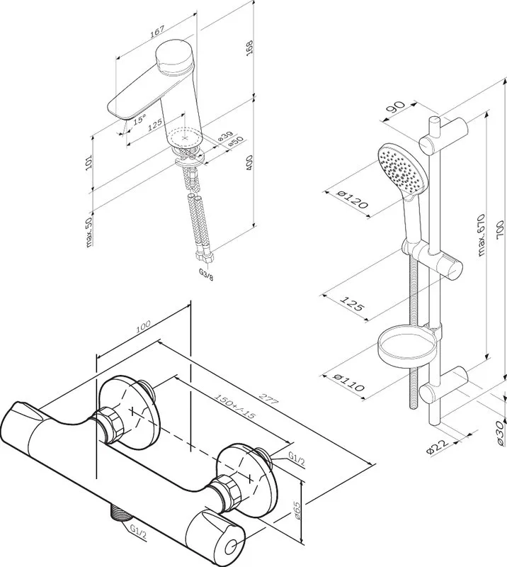Комплект для ванной AM.PM Inspire V2.0 F40950A03 Sancos — официальный сайт