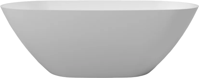 Ванна из искусственного камня WHITECROSS Onyx D 160x75 см, отдельностоящая, белая, овальная, с донны Sancos — официальный сайт