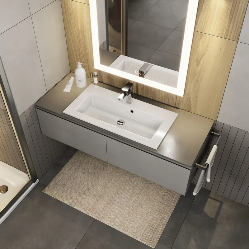 Раковина Uperwood Aurora 70 см, глянцевая белая Sancos — официальный сайт