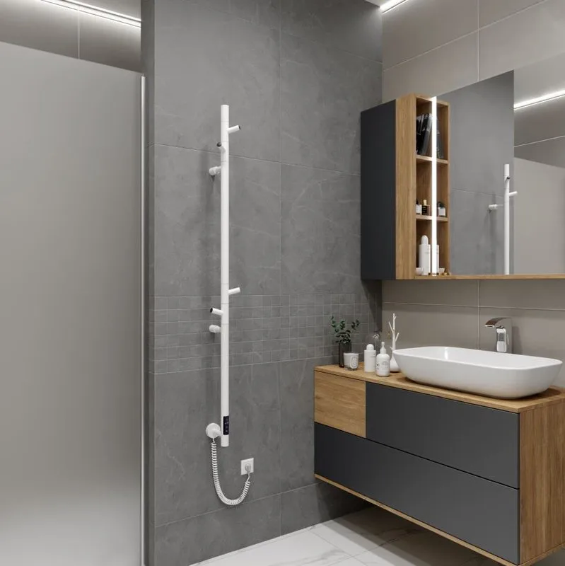 Полотенцесушитель электрический Vincea VTD-1DWE белый Sancos — официальный сайт