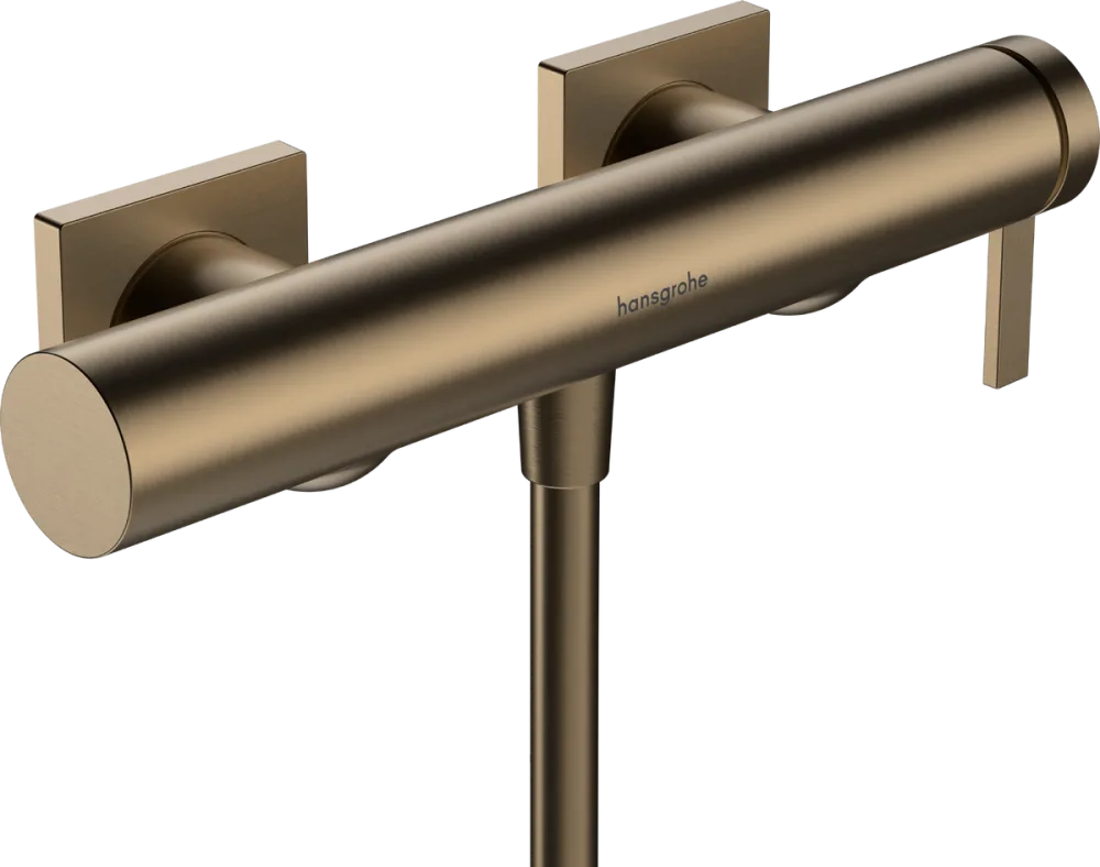 Смеситель для душа Hansgrohe Tecturis E 73620140 шлифованная бронза Sancos — официальный сайт