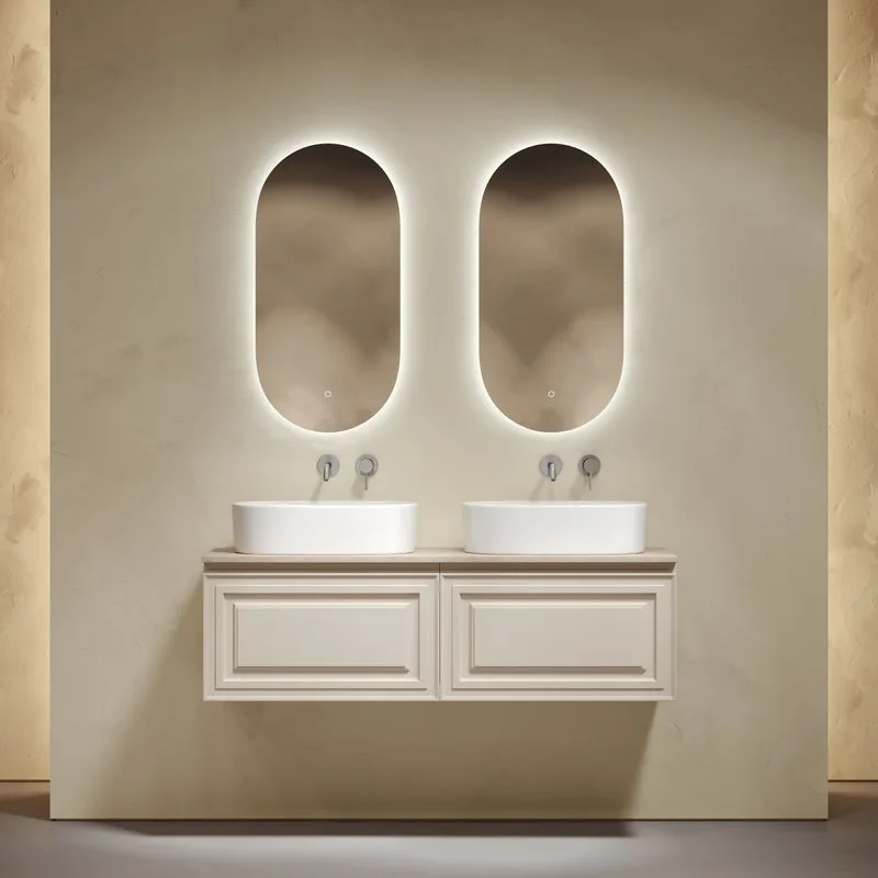 Тумба с раковиной Sancos Very 140 beige soft, столешница бежевая TT140A2, раковина CN6075 Sancos — официальный сайт