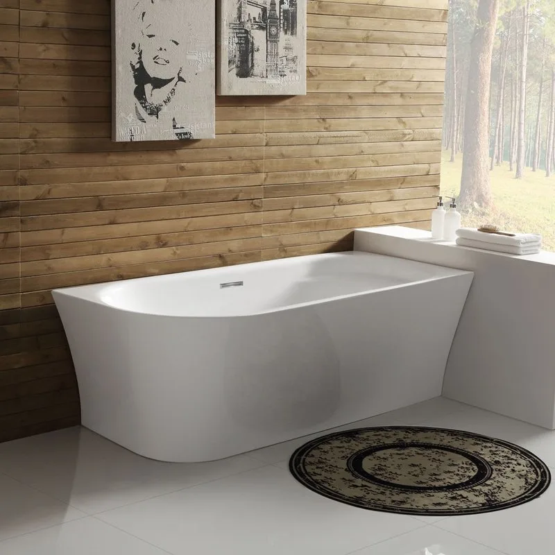 Акриловая ванна BelBagno BB410-1700-780-R без опоры 170x80 см, правая, пристенная, белая, со сливом- Sancos — официальный сайт