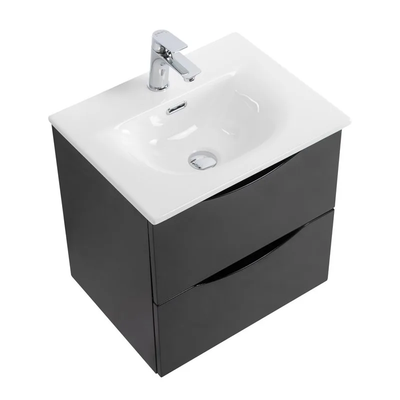 Тумба под раковину без столешницы BelBagno Marino-cer-mini 50 подвесная, nero lucido Sancos — официальный сайт