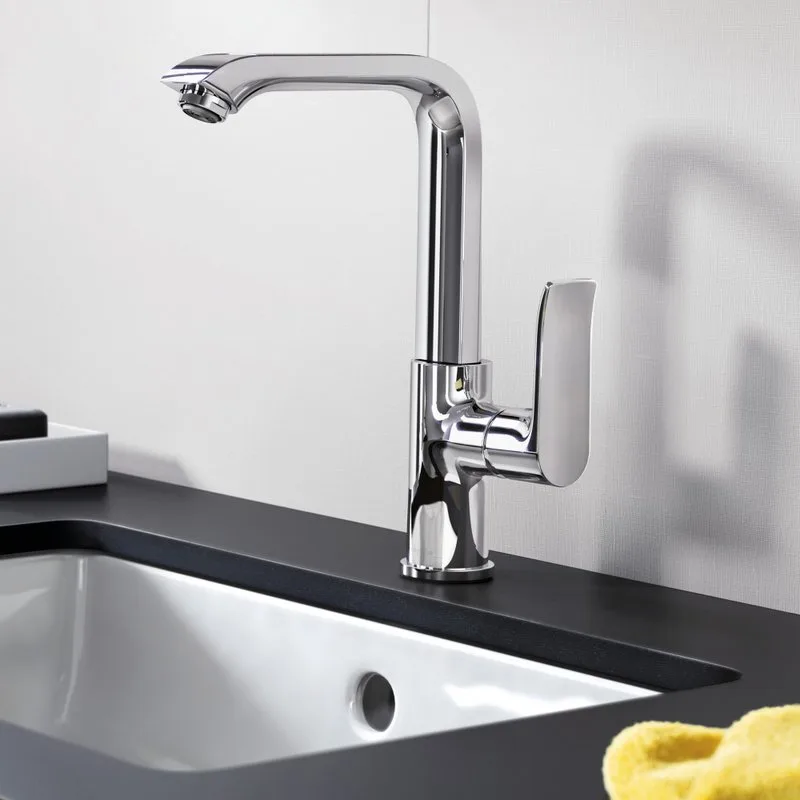 Смеситель для раковины Hansgrohe Metris 31087000 Sancos — официальный сайт