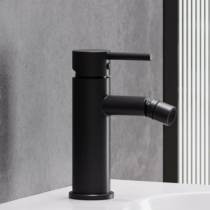 Смеситель для биде Damixa Scandinavian Pure 360240300 с донным клапаном, матовый черный Sancos — официальный сайт