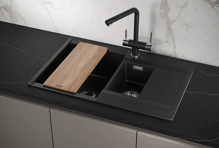 Мойка кухонная Granula Estetica 7808, турмалин Sancos — официальный сайт
