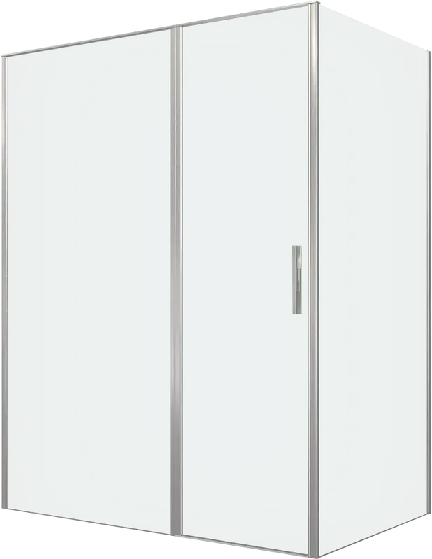 Душевой уголок Allen Brau Priority 160x100, профиль серебро браш, стекло прозрачное Sancos — официальный сайт