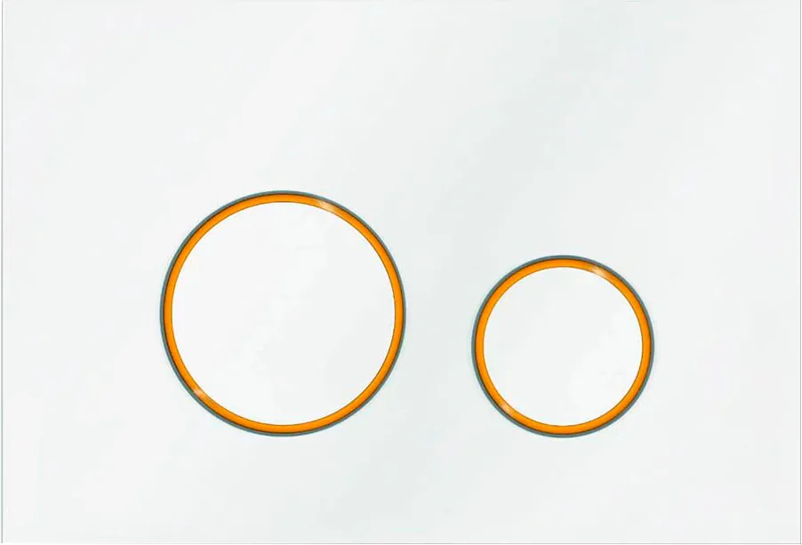 Кнопка смыва Veconi Round Design VFRD004WHG белая Sancos — официальный сайт