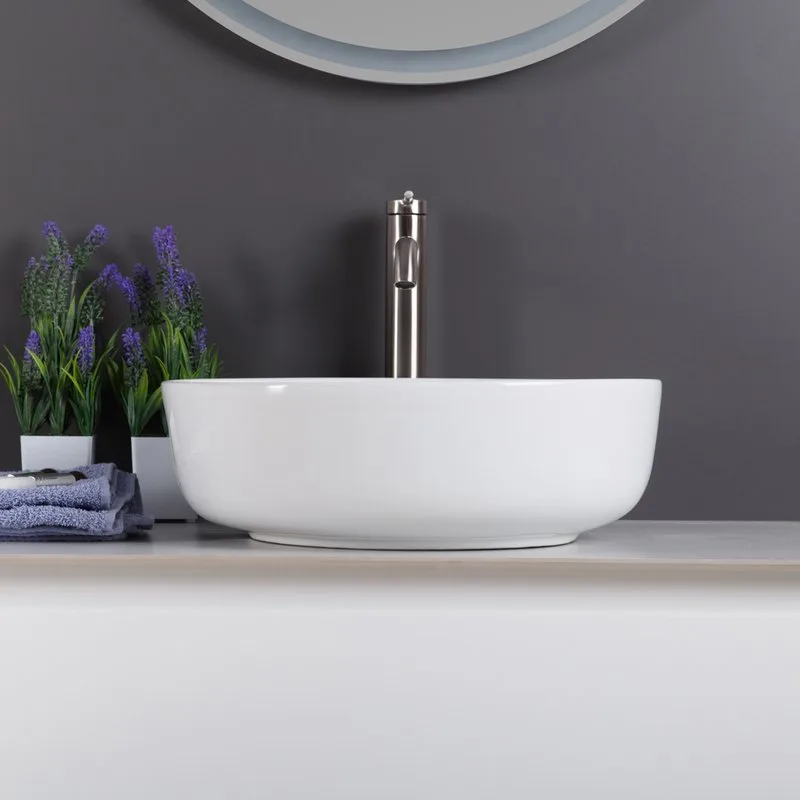 Накладная раковина BelBagno BB1315 белая Sancos — официальный сайт