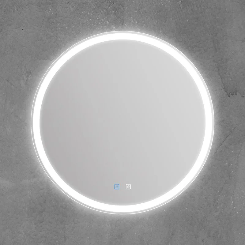 Зеркало круглое BelBagno SPC-RNG-800-LED-TCH-SND с голосовым управлением и подогревом Sancos — официальный сайт