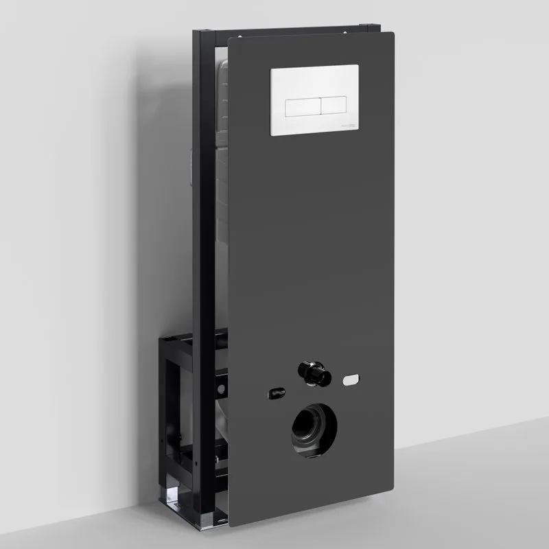 Система инсталляции для унитазов Wasserkraft Glan 66TLT.010.ME.BL.WH03, с кнопкой смыва белой Sancos — официальный сайт