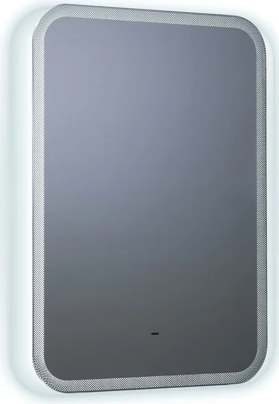 Зеркало Art&Max Messina 50х70 белое, с LED-подсветкой, 6000К Sancos — официальный сайт