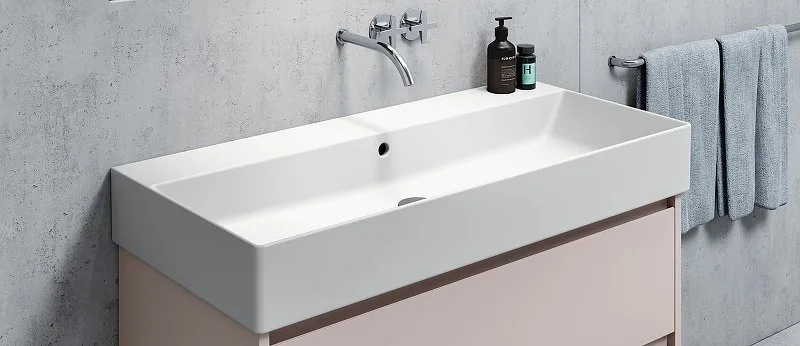 Накладная раковина GSI Kube X 9423011 100 см Sancos — официальный сайт
