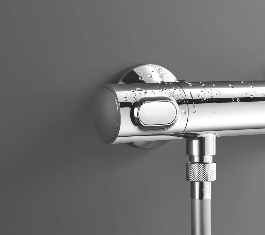 Термостатический смеситель Grohe Precision Flow 34841000 с душевым гарнитуром Sancos — официальный сайт