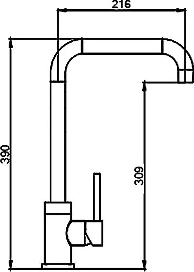 Смеситель для кухни Seaman Eco Glasgow SSN-3026 Sancos — официальный сайт