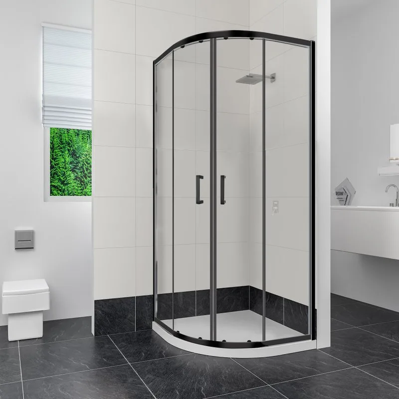 Душевой уголок RGW Classic CL-53-B 800x800x1850 профиль черный Sancos — официальный сайт