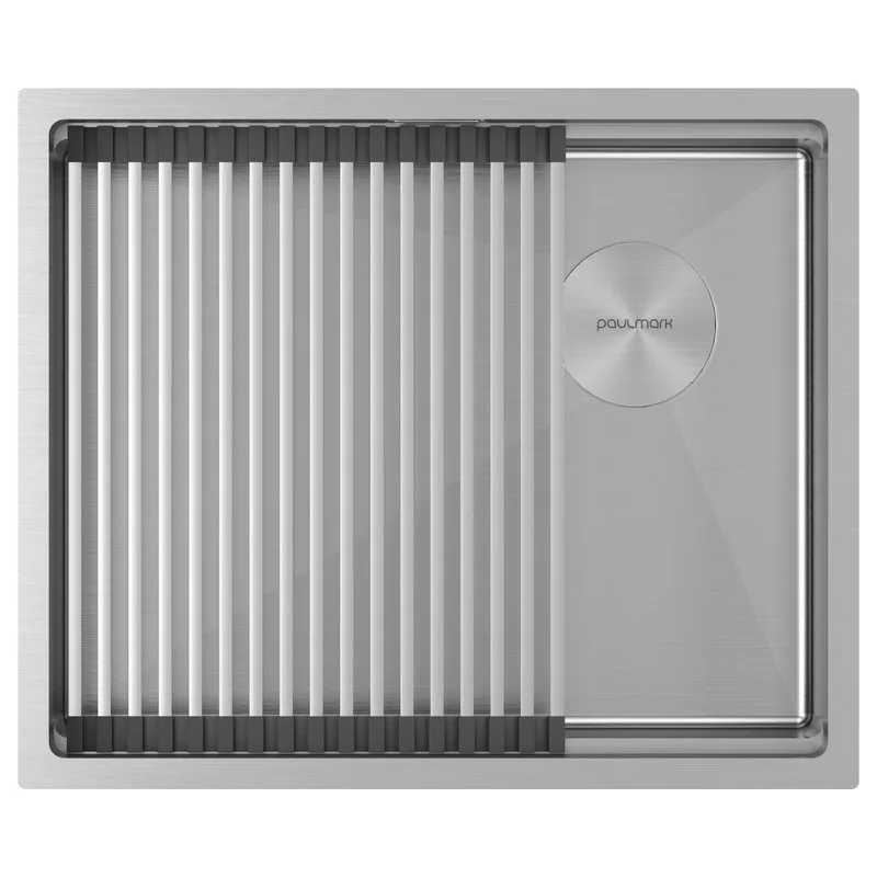 Мойка кухонная Paulmark Next-Pro 54 UNI PM705445-BS брашированная нержавеющая сталь Sancos — официальный сайт