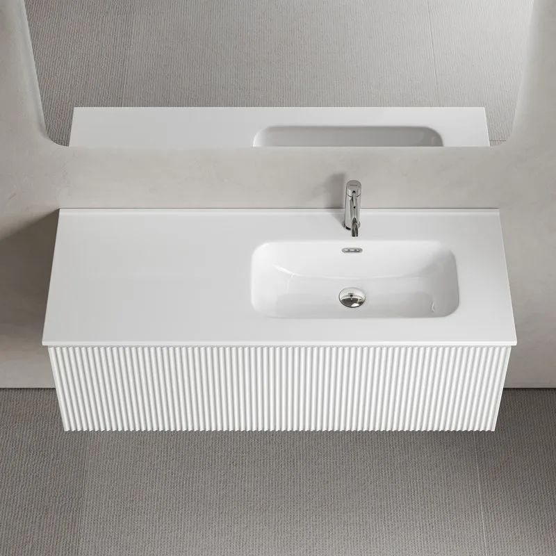 Тумба под раковину Sancos Snob R 1.0 120 подвесная Bianco (белый), SNR1.0120RW Sancos — официальный сайт