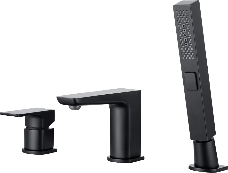 Смеситель на борт ванны Allen Brau Infinity 5.21008-31, чёрный матовый Sancos — официальный сайт