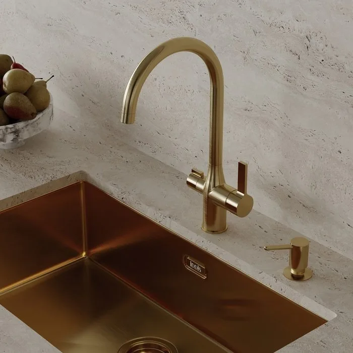 Дозатор для кухонной мойки IDDIS Kitchen Line SDIMG00i59 матовое золото Sancos — официальный сайт