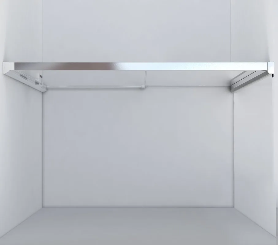 Душевая дверь в нишу Vincea Lugano VDS-1L130CL-1 130 см, профиль хром Sancos — официальный сайт