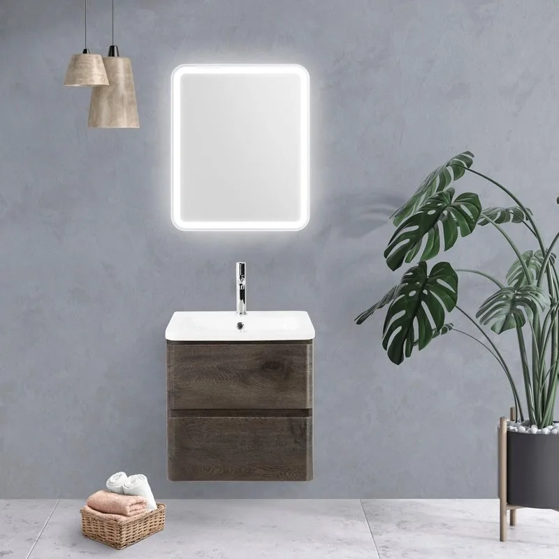 Зеркало BelBagno SPC-MAR-500-600-LED-BTN Sancos — официальный сайт