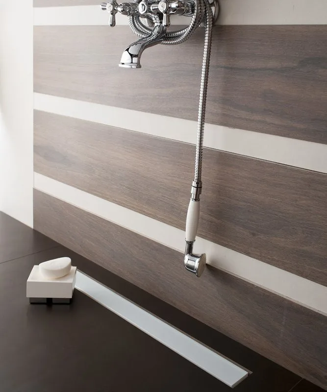 Душевой трап (лоток) Pestan Confluo Frameless Line 850, white glass Sancos — официальный сайт