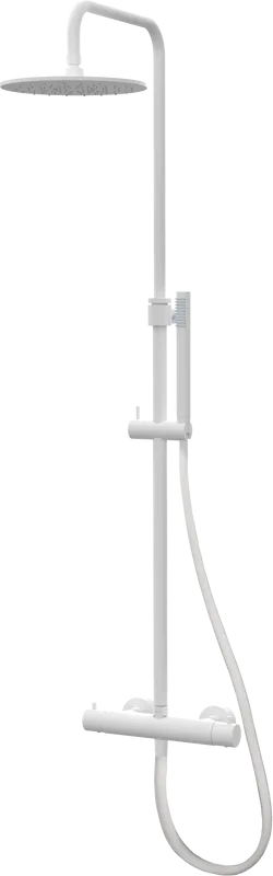 Душевая стойка Paffoni Mini Birillo ZCOL638KLIQBO, с термостатом, белый матовый Sancos — официальный сайт