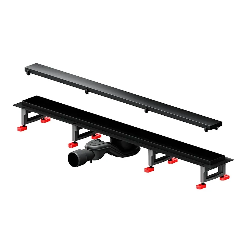 Душевой трап (лоток) AM.PM MasterFlow Tile 80 см, черный матовый Sancos — официальный сайт