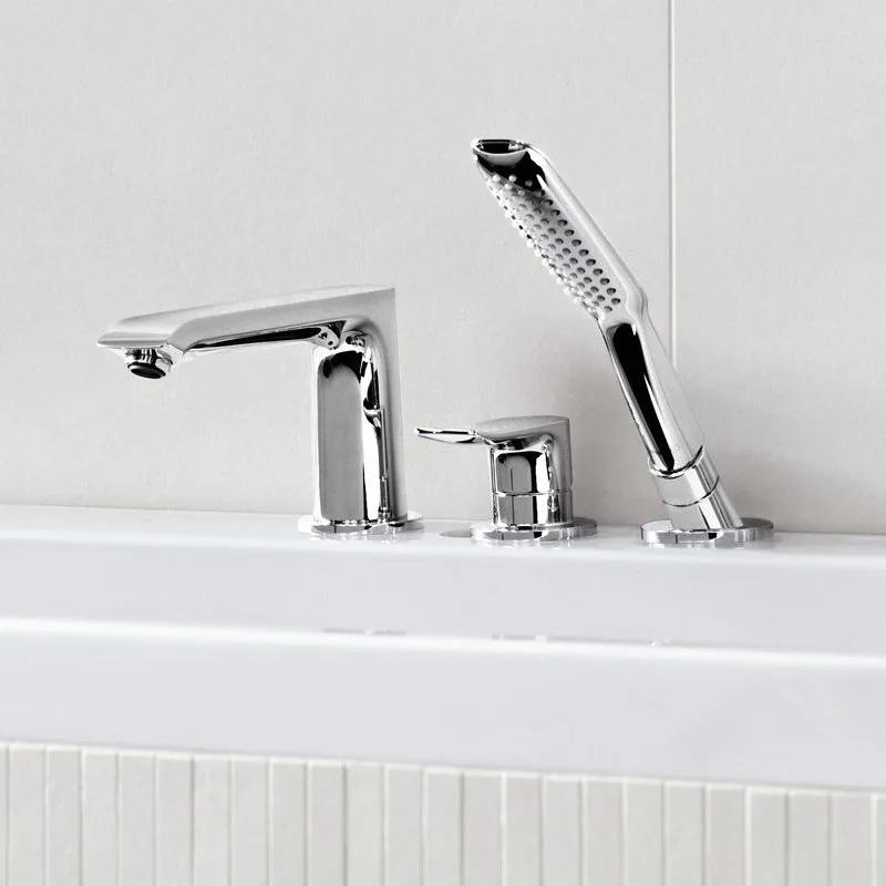 Смеситель на борт ванны Hansgrohe Metris 31190000 Sancos — официальный сайт