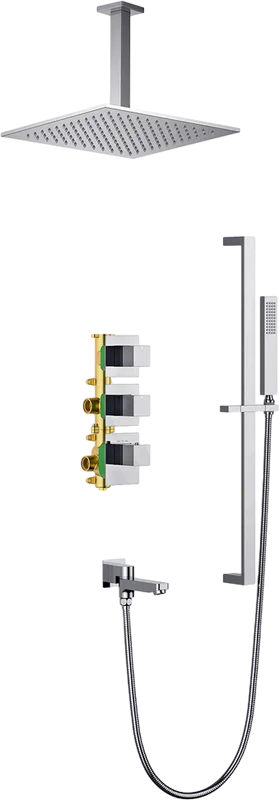 Душевой комплект Timo Selene SX-2239/00SM, С ВНУТРЕННЕЙ ЧАСТЬЮ, с термостатом, хром Sancos — официальный сайт