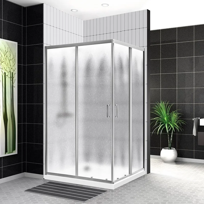Душевой уголок BelBagno Uno UNO-195-AH-2-100/80-CH-CR стекло рифленое Sancos — официальный сайт