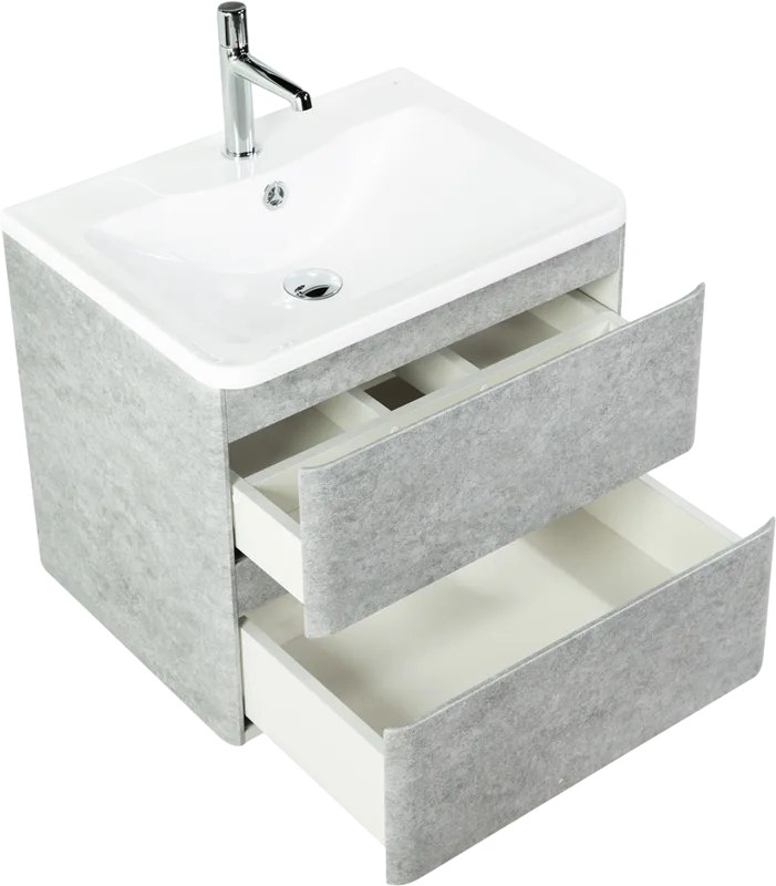 Тумба под раковину без столешницы BelBagno Albano 60 подвесная, cemento verona grigio Sancos — официальный сайт