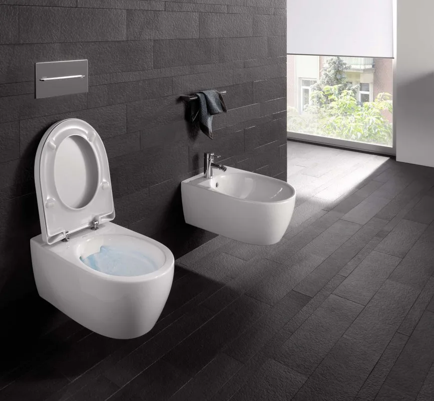 Унитаз подвесной Geberit iCon сиденье iCon 574130000 Sancos — официальный сайт