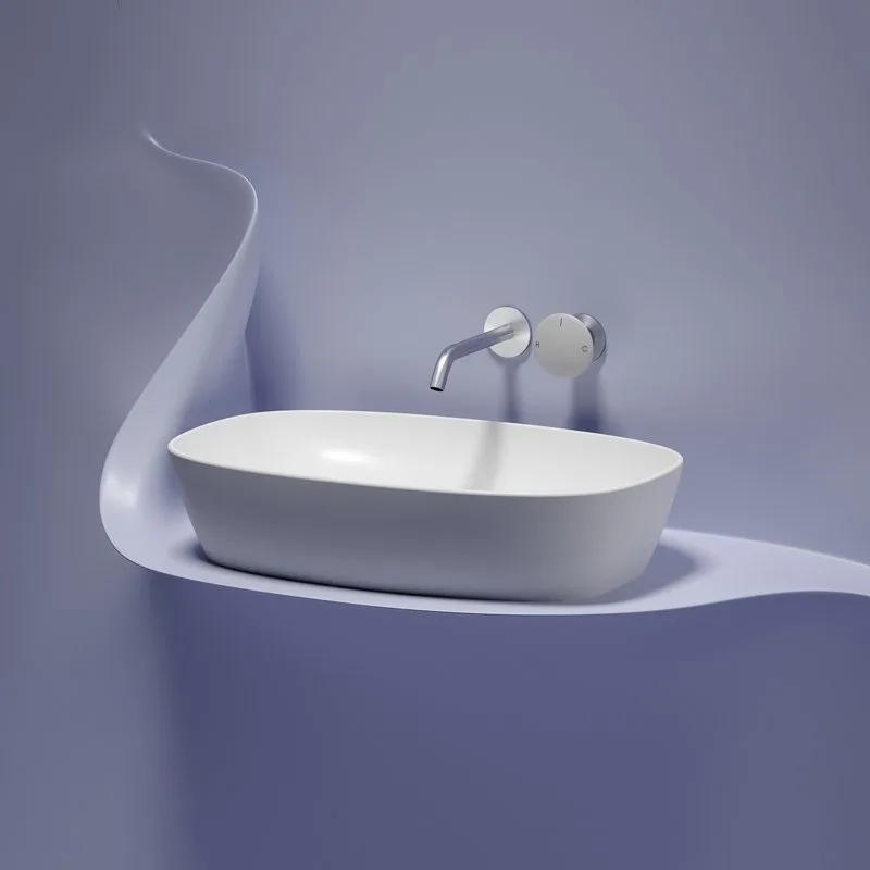 Накладная раковина Ceramicanova Element CN6049MW белая матовая Sancos — официальный сайт