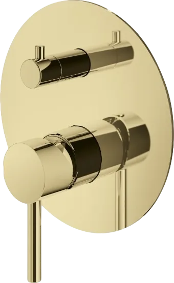 Встраиваемый смеситель Plumberia Selection Ixo KIT1901OR С ВНУТРЕННЕЙ ЧАСТЬЮ, золот Sancos — официальный сайт