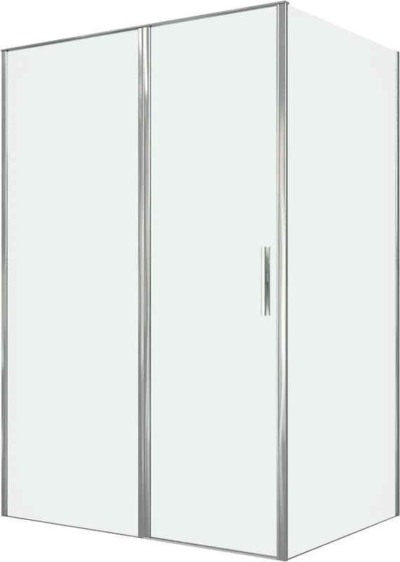Душевой уголок Allen Brau Priority 140x100, профиль хром, стекло прозрачное Sancos — официальный сайт