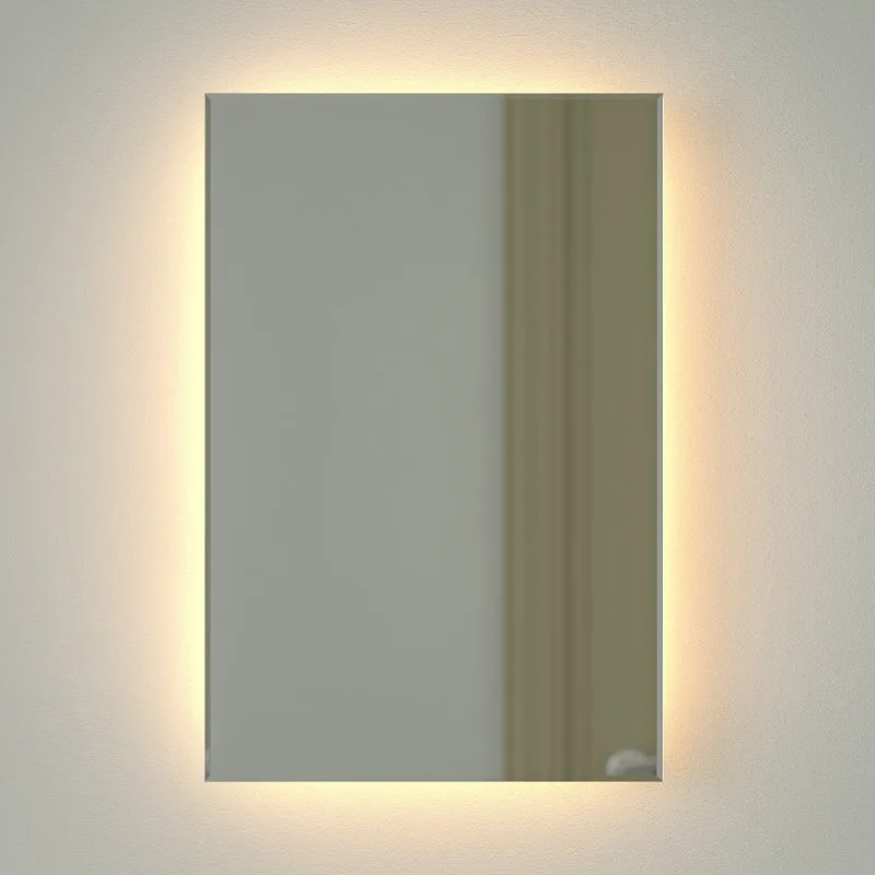Зеркало Defesto Glow DF 2512 40х60 с LED-подсветкой, 3000 K, без выключателя