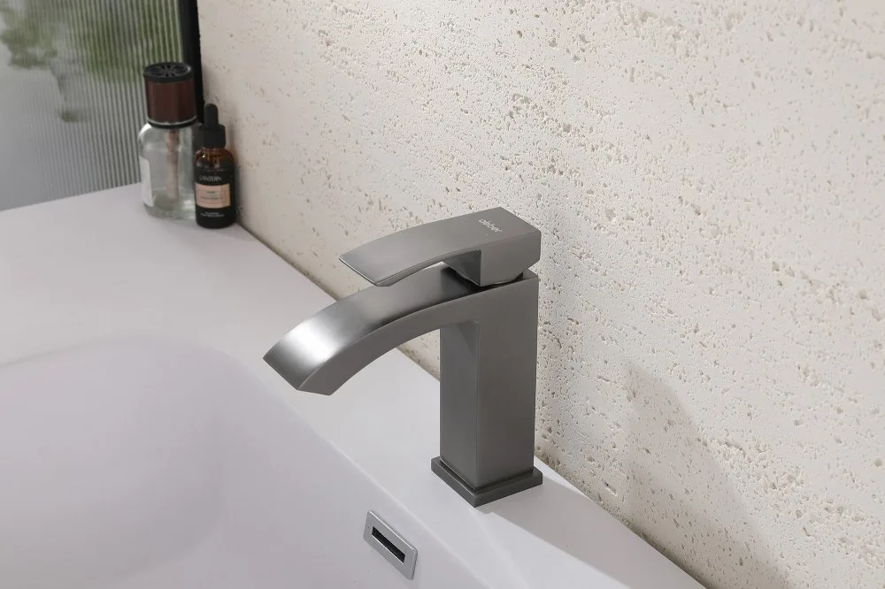 Смеситель для раковины Abber Wasserfall AF8610NG, никель Sancos — официальный сайт